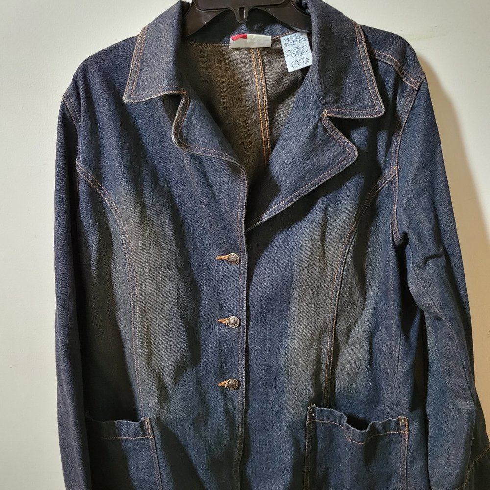NWOT Faded Glory Vintage Jean Jacket Womens XL